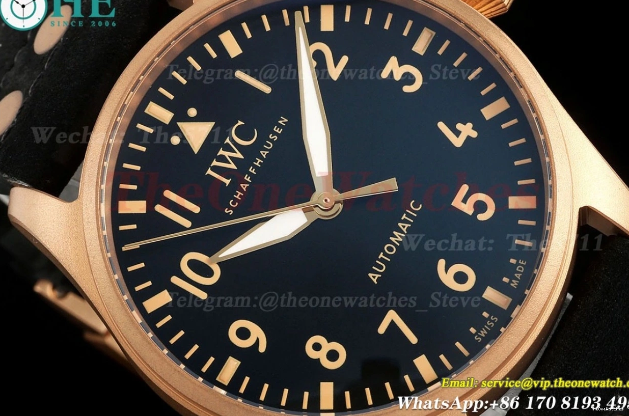 Dial LE Big Black Pilot Spitfire 8N24 'Mr Bronze Porter' M+ 43mm 0405